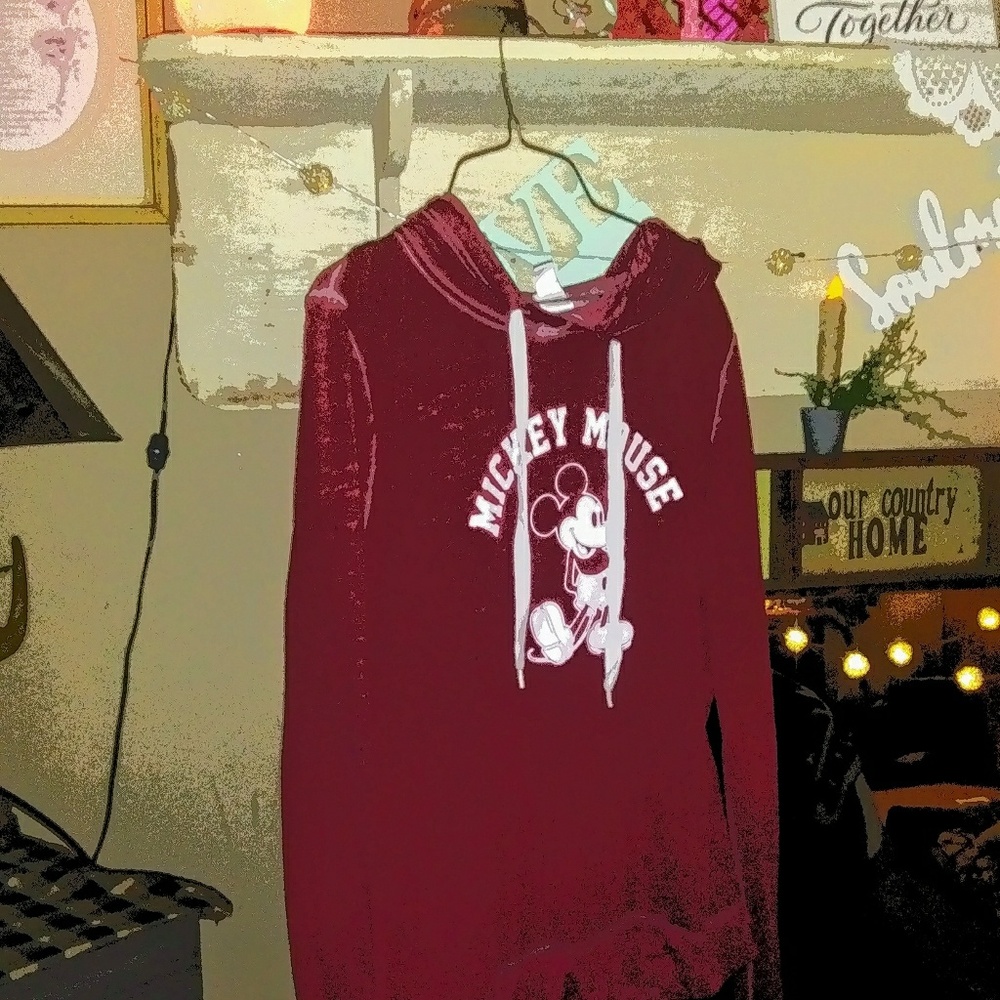 Beautiful light Mickey mouse hoodie